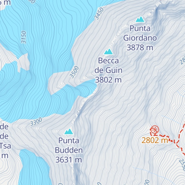 Map of Bivacco Paoluccio