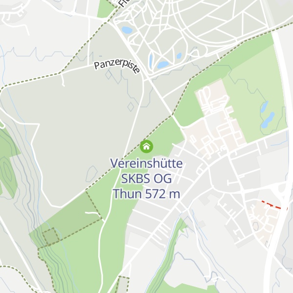 Map of Vereinshütte SKBS OG Thun