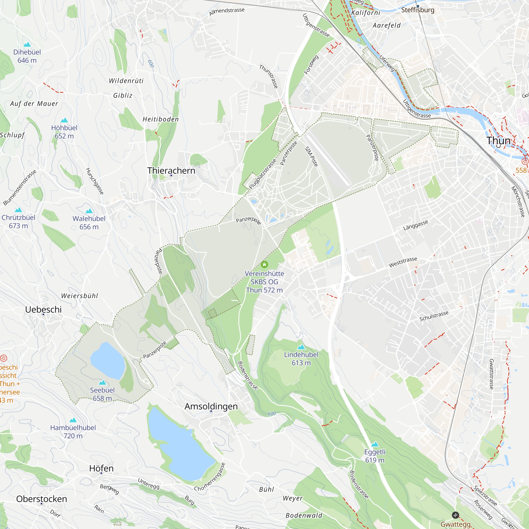 Vereinshütte SKBS OG Thun map