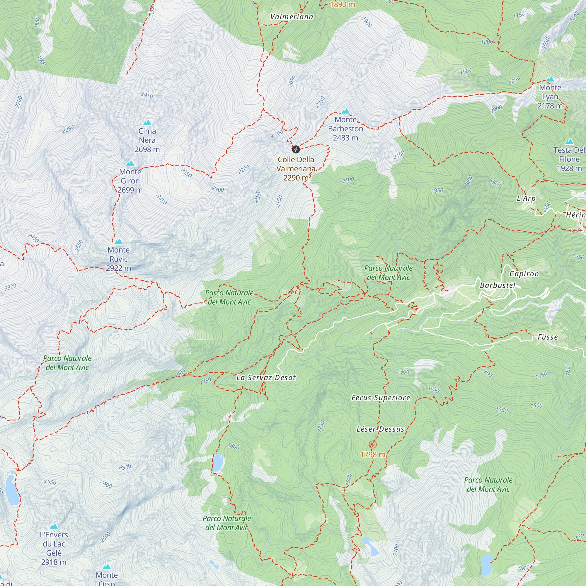 Ristoro "La Vallée Blanche" map