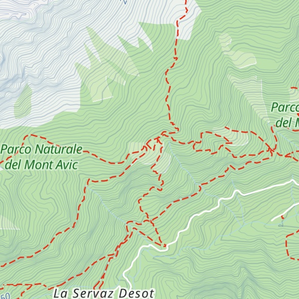 Map of Ristoro "La Vallée Blanche"