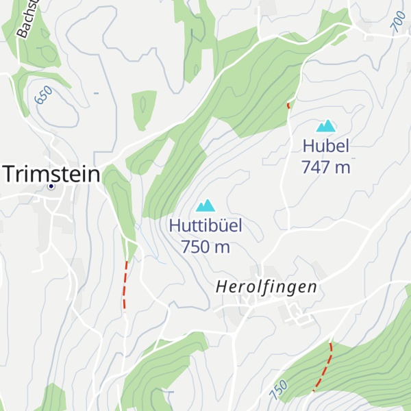Map of Huttibüel