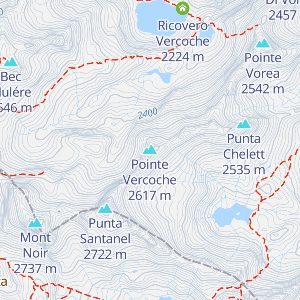 Map of Pointe Vercoche