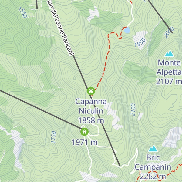 Map of Capanna Niculin