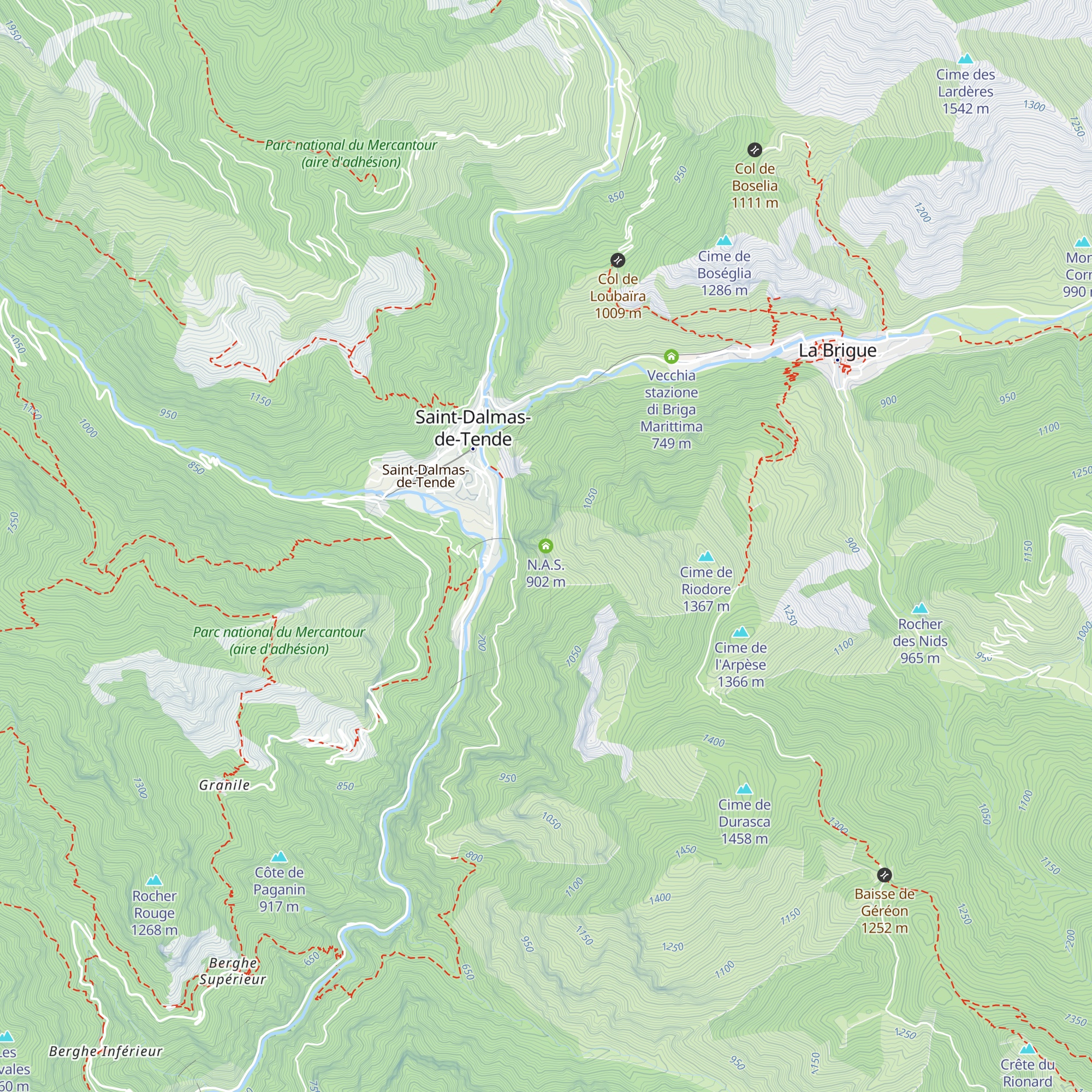 N.A.S. map