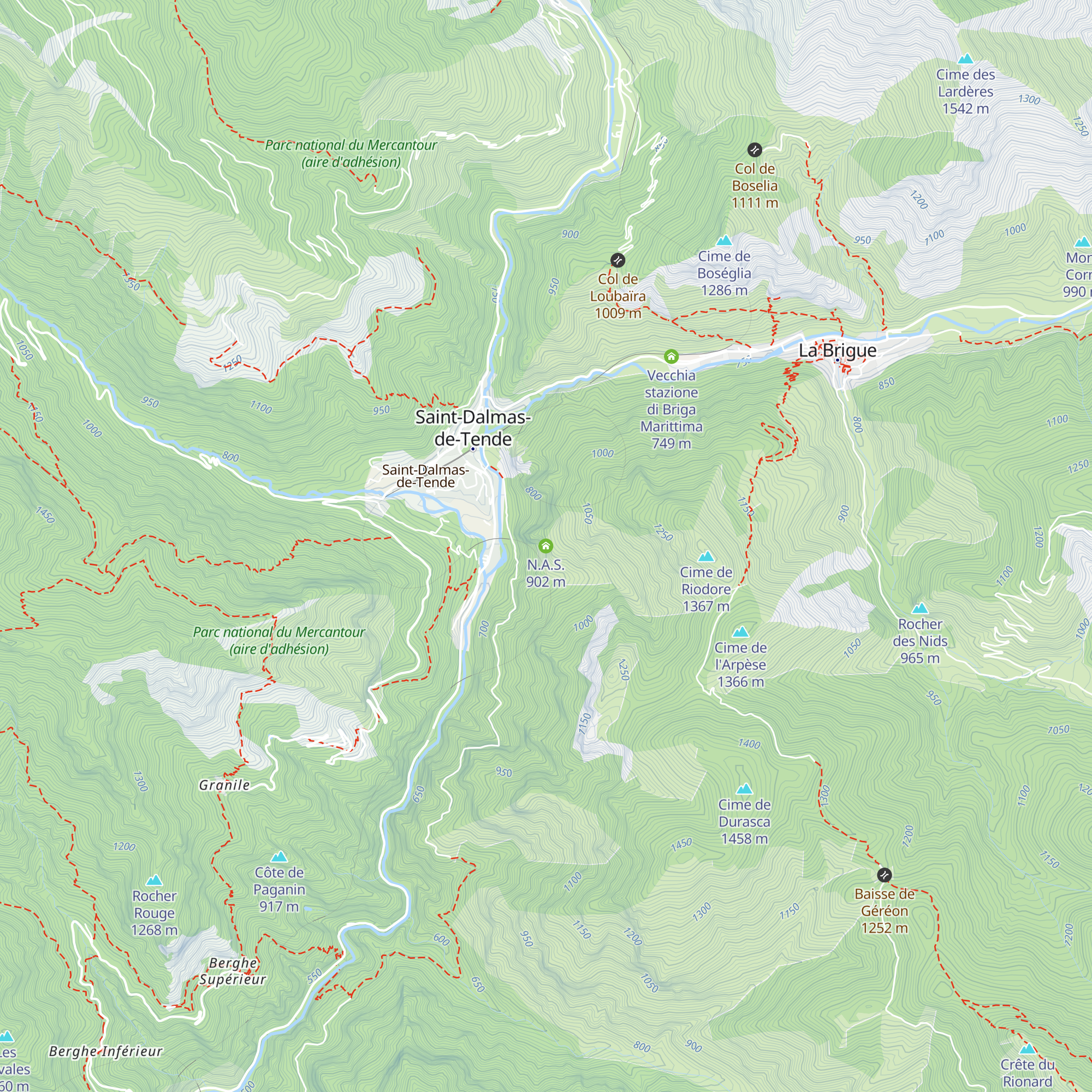N.A.S. map