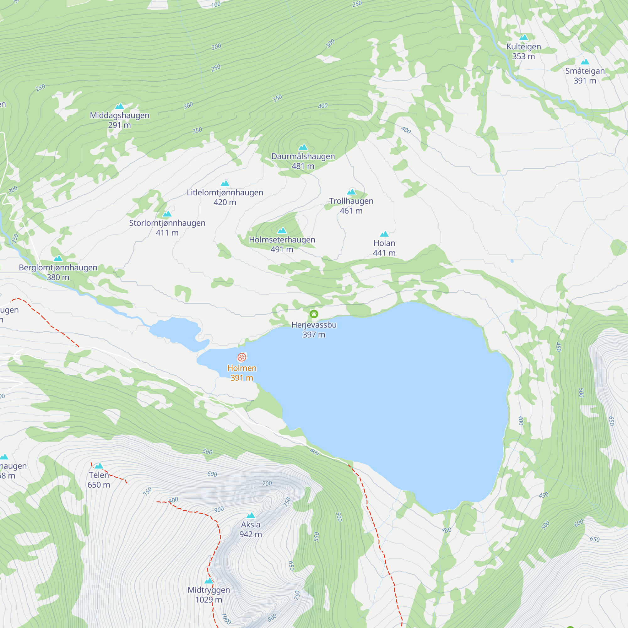 Herjevassbu map