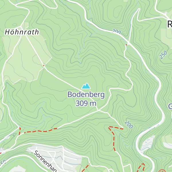 Map of Bodenberg