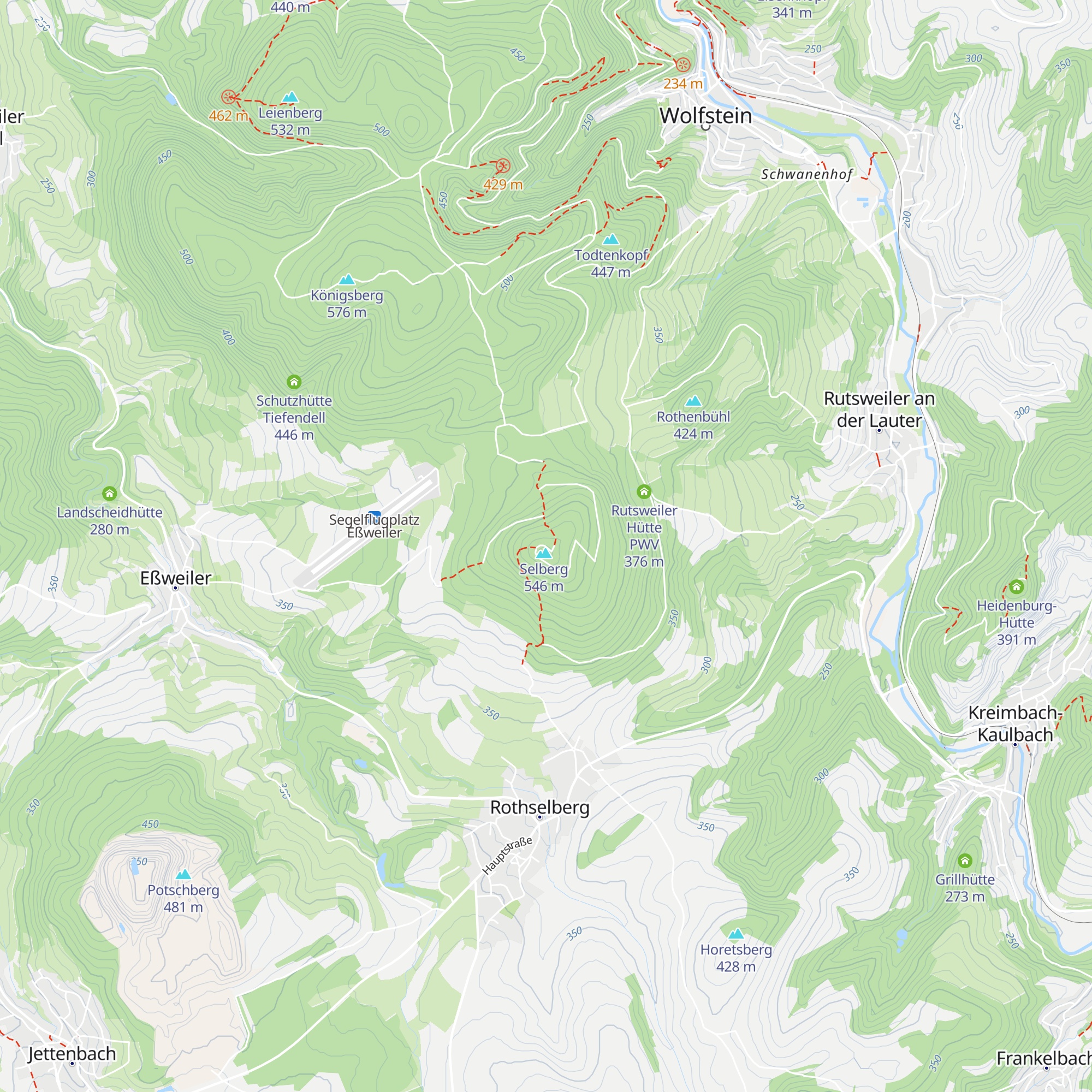 Selberghütte map