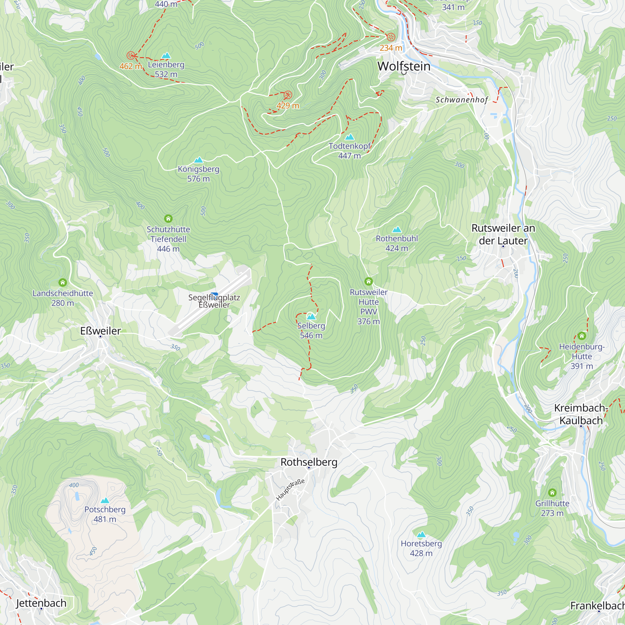 Selberghütte map