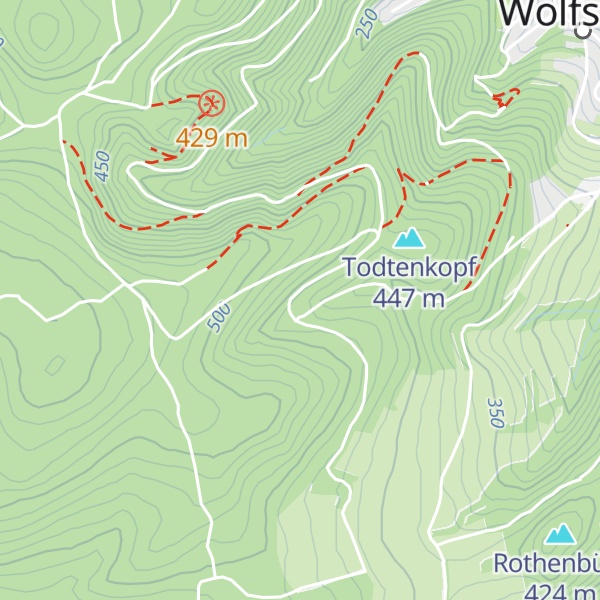 Map of CVJM-Hütte