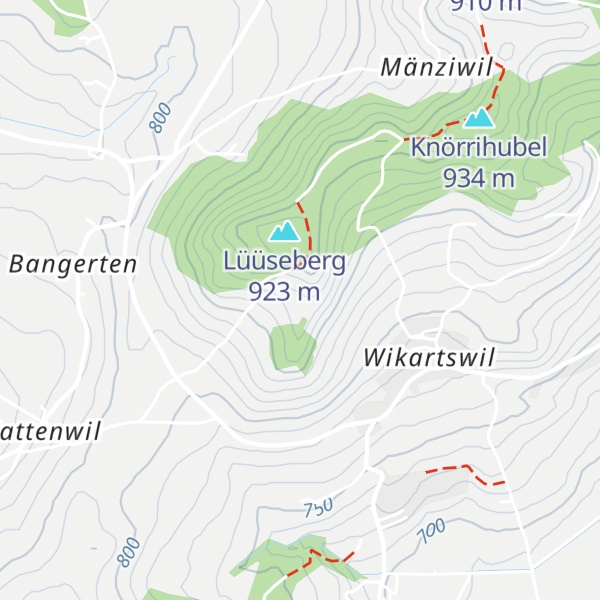 Map of Hübeli