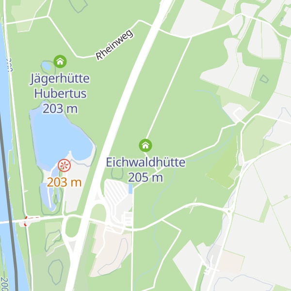 Map of Eichwaldhütte