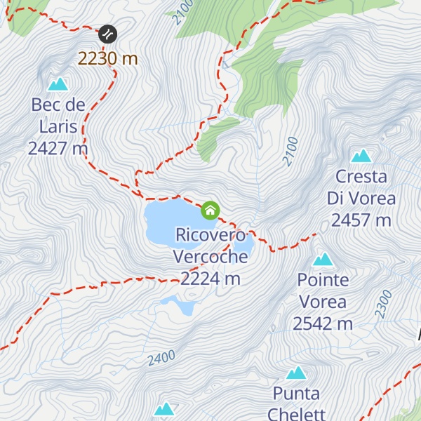 Map of Ricovero Vercoche