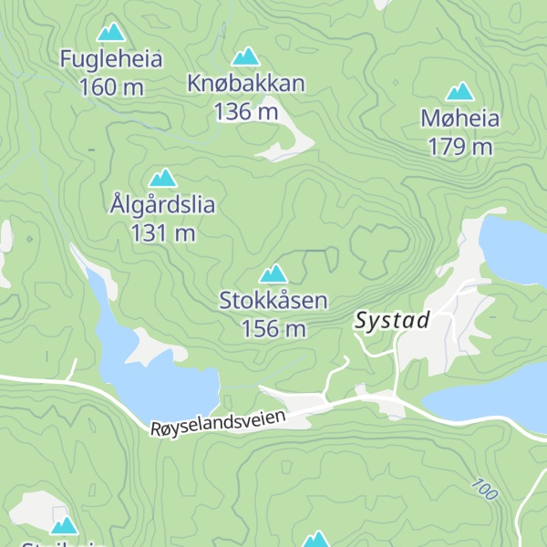 Map of Stokkåsen