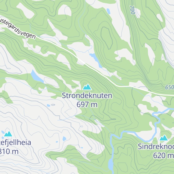 Map of Strondeknuten