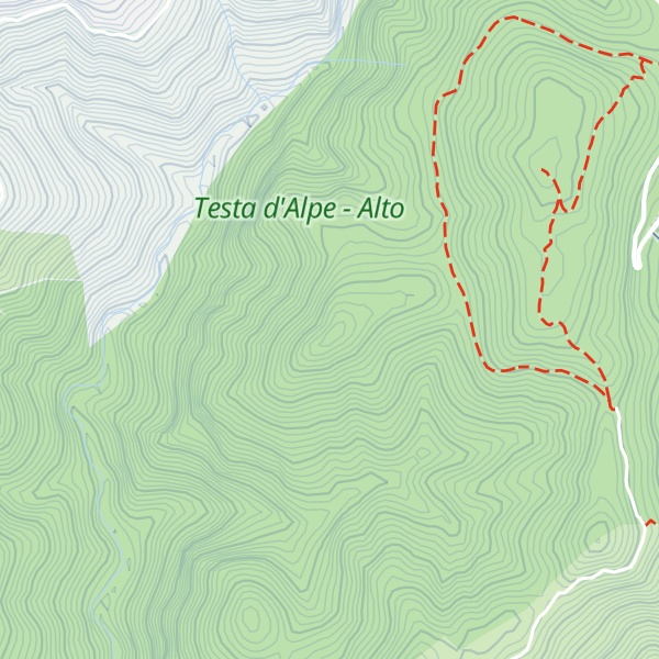 Map of Monte Cerciai
