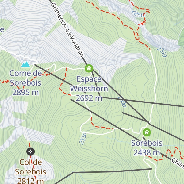 Map of La Marmotte