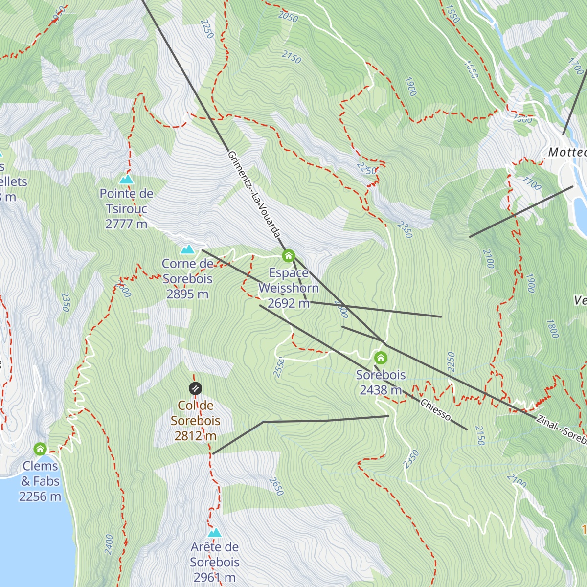 La Marmotte map