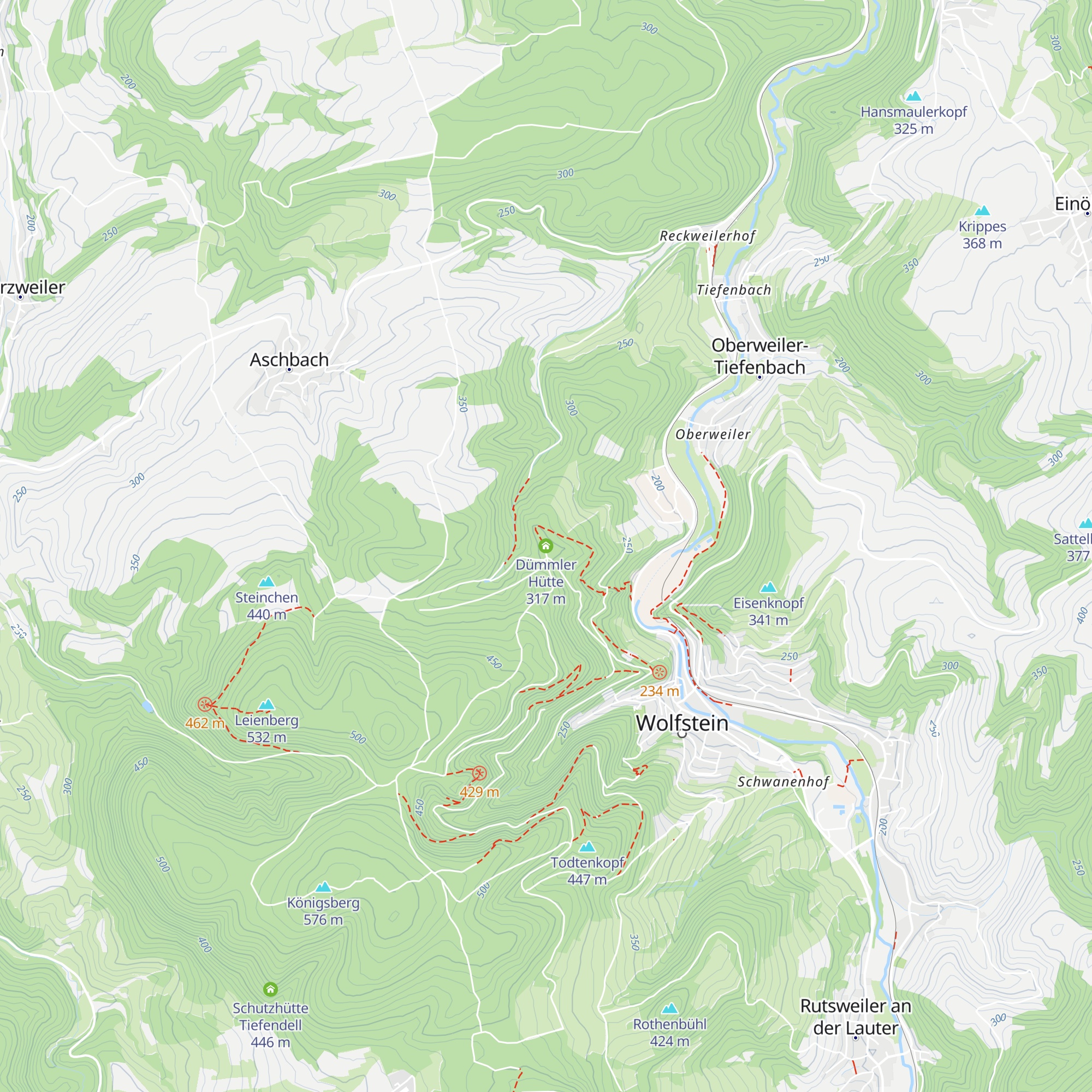 Dümmler Hütte map