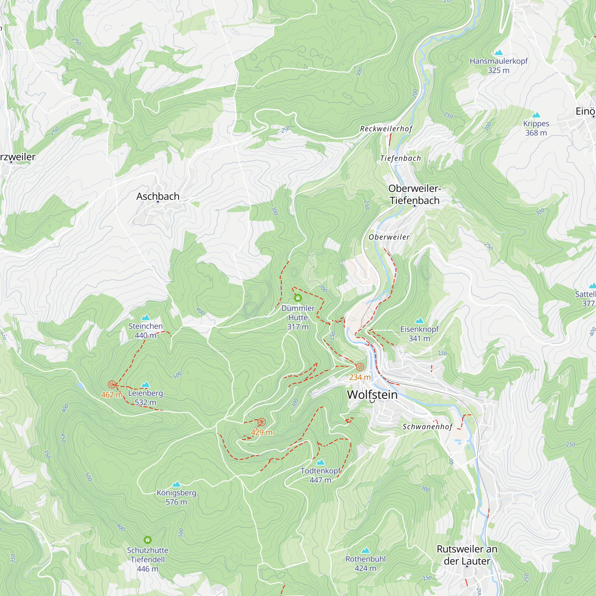 Dümmler Hütte map