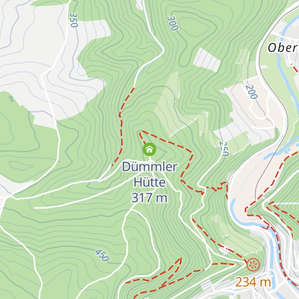Map of Dümmler Hütte