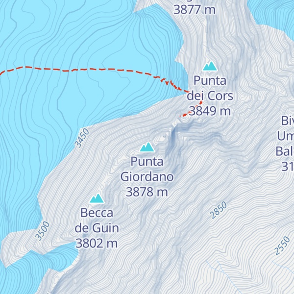 Map of Punta Giordano