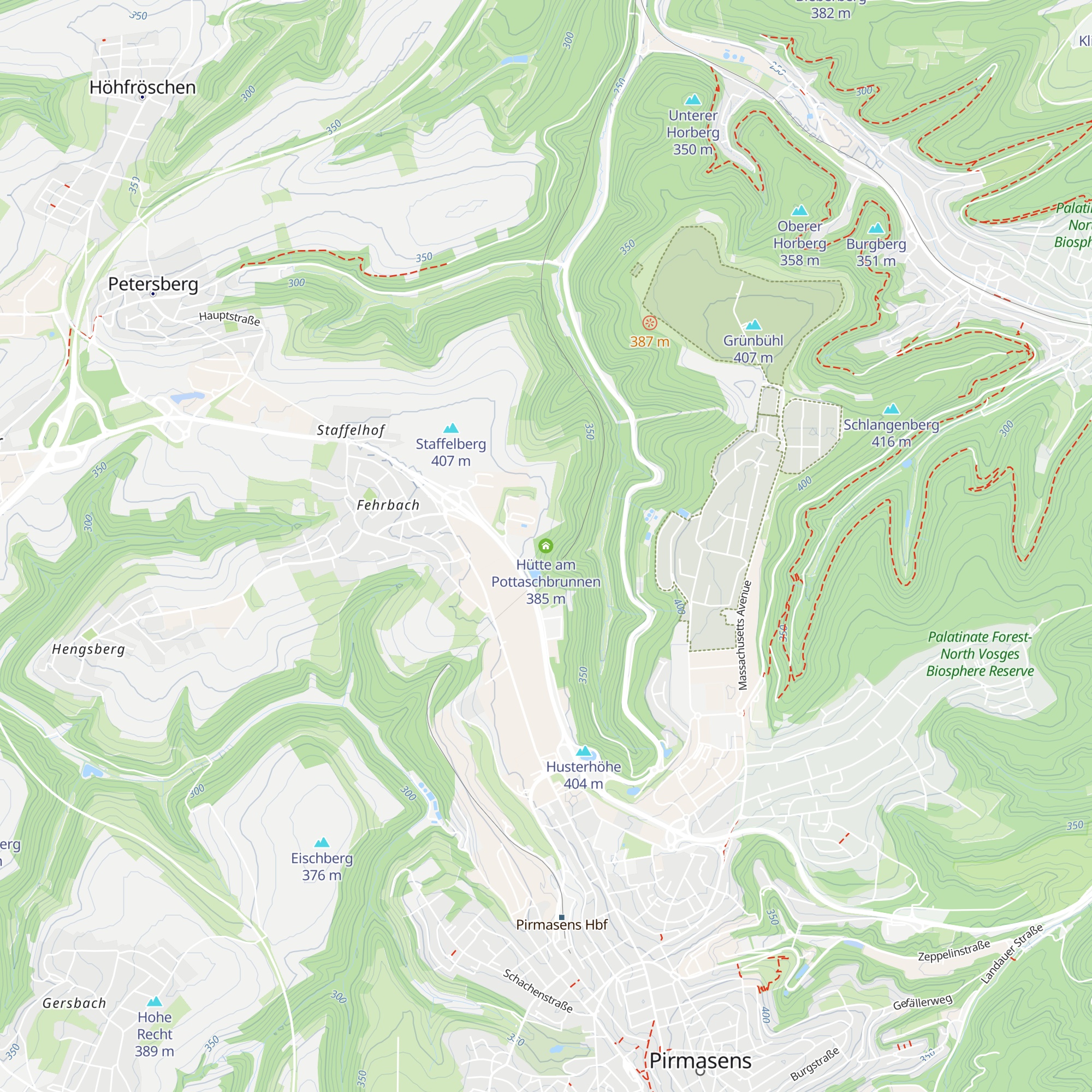 Hütte am Pottaschbrunnen map