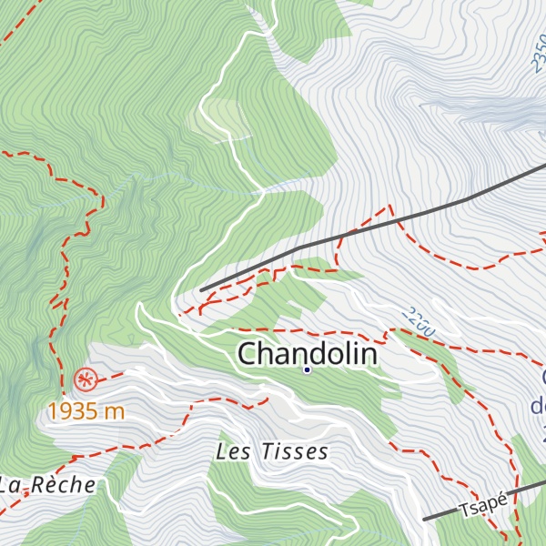 Map of Cabane de l'Illhorn