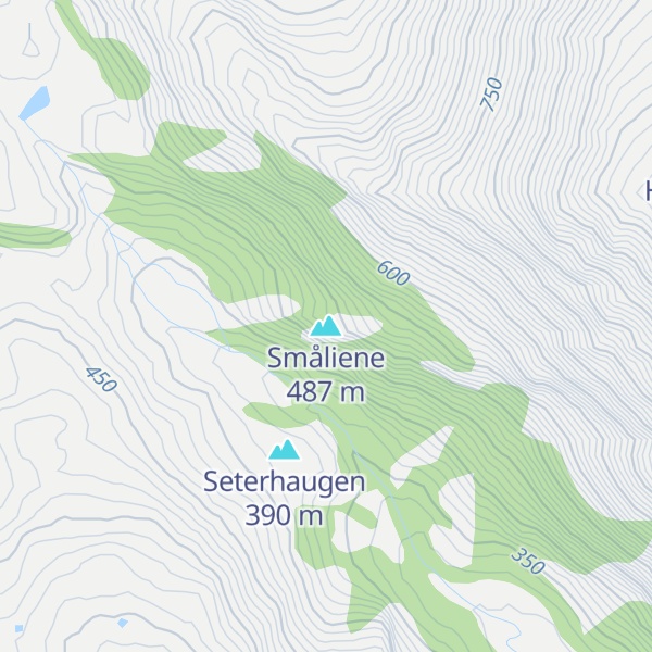 Map of Småliene