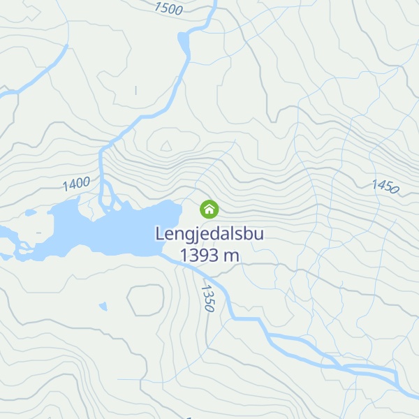 Map of Lengjedalsbu