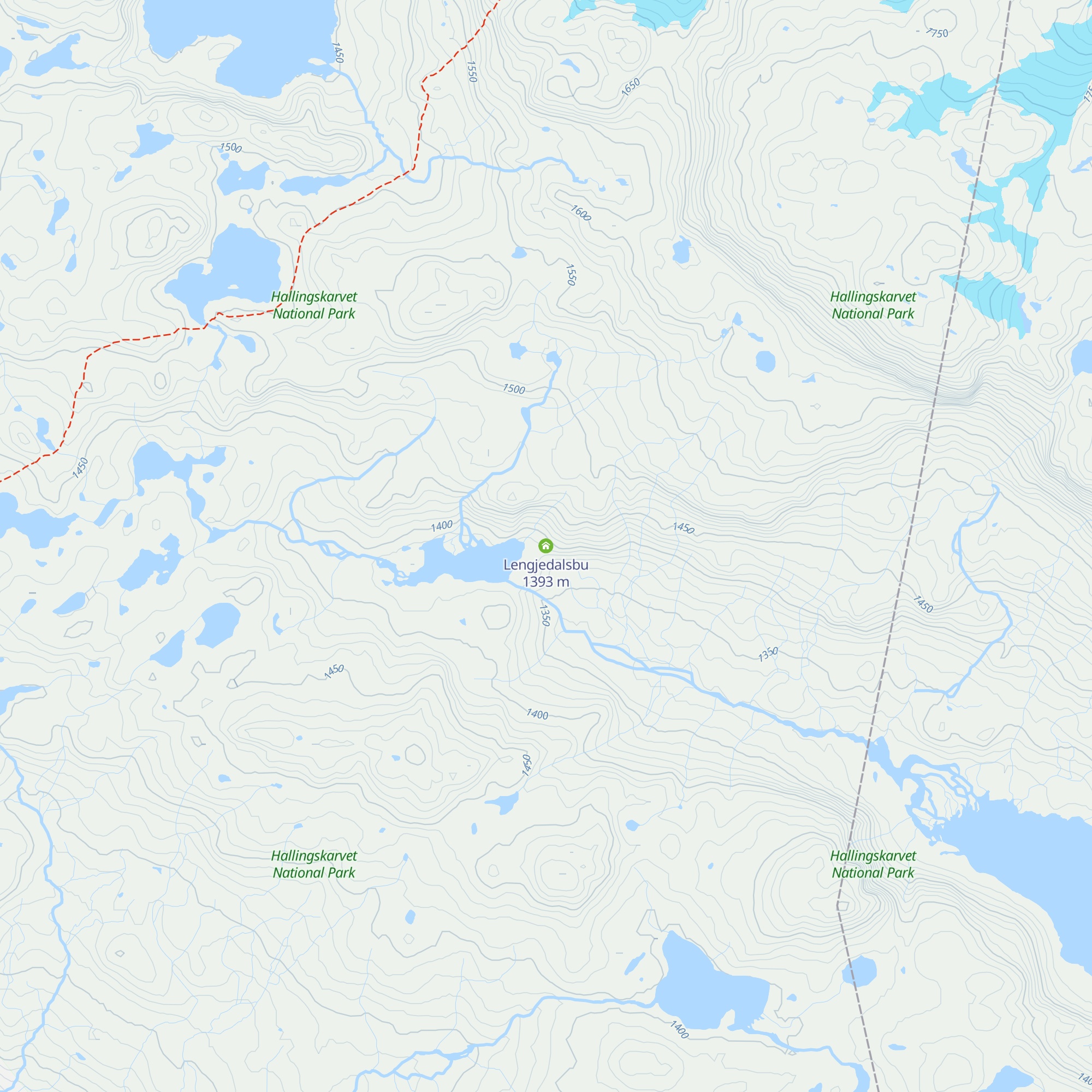 Lengjedalsbu map