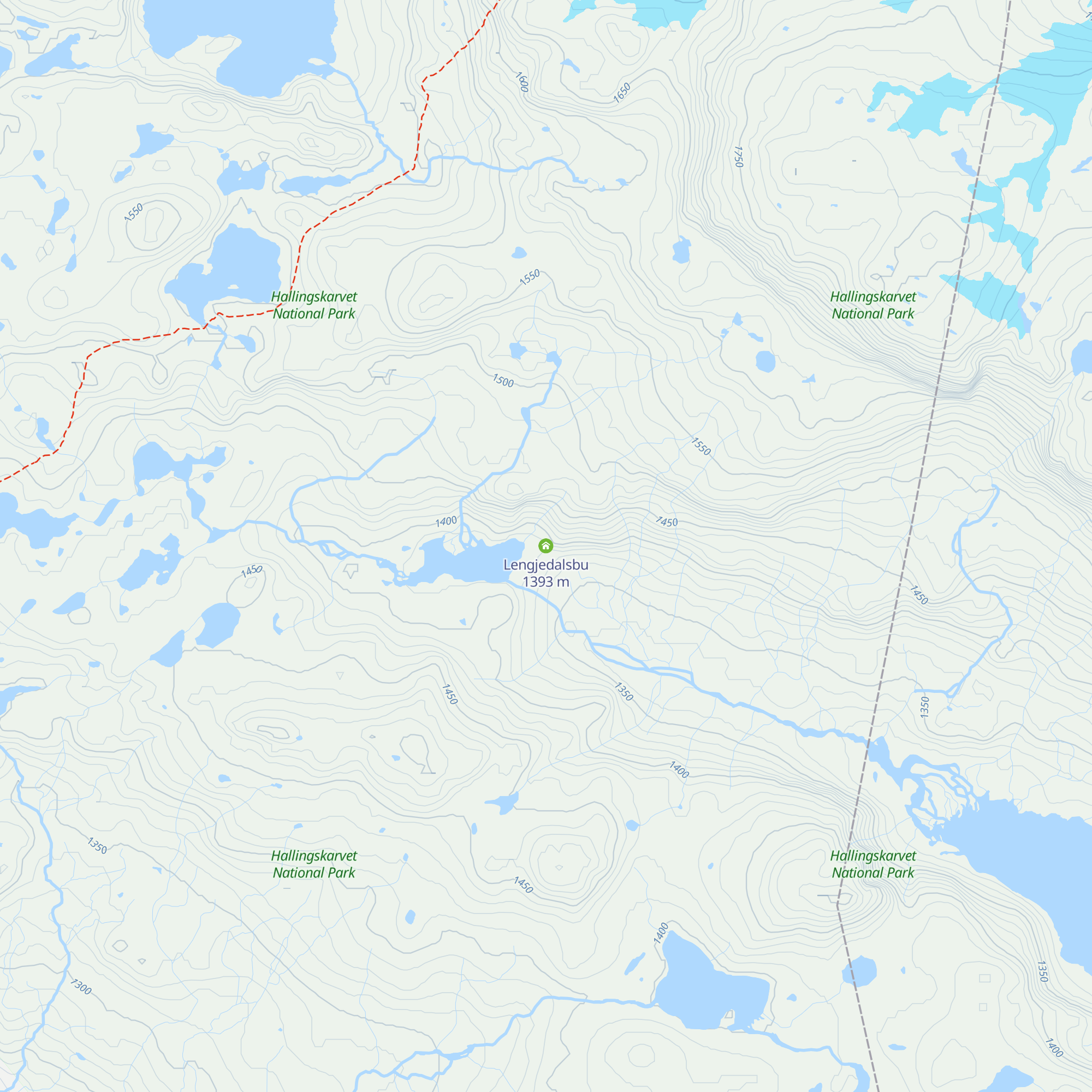 Lengjedalsbu map