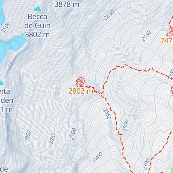 Map of Rifugio Giovanni Bobba