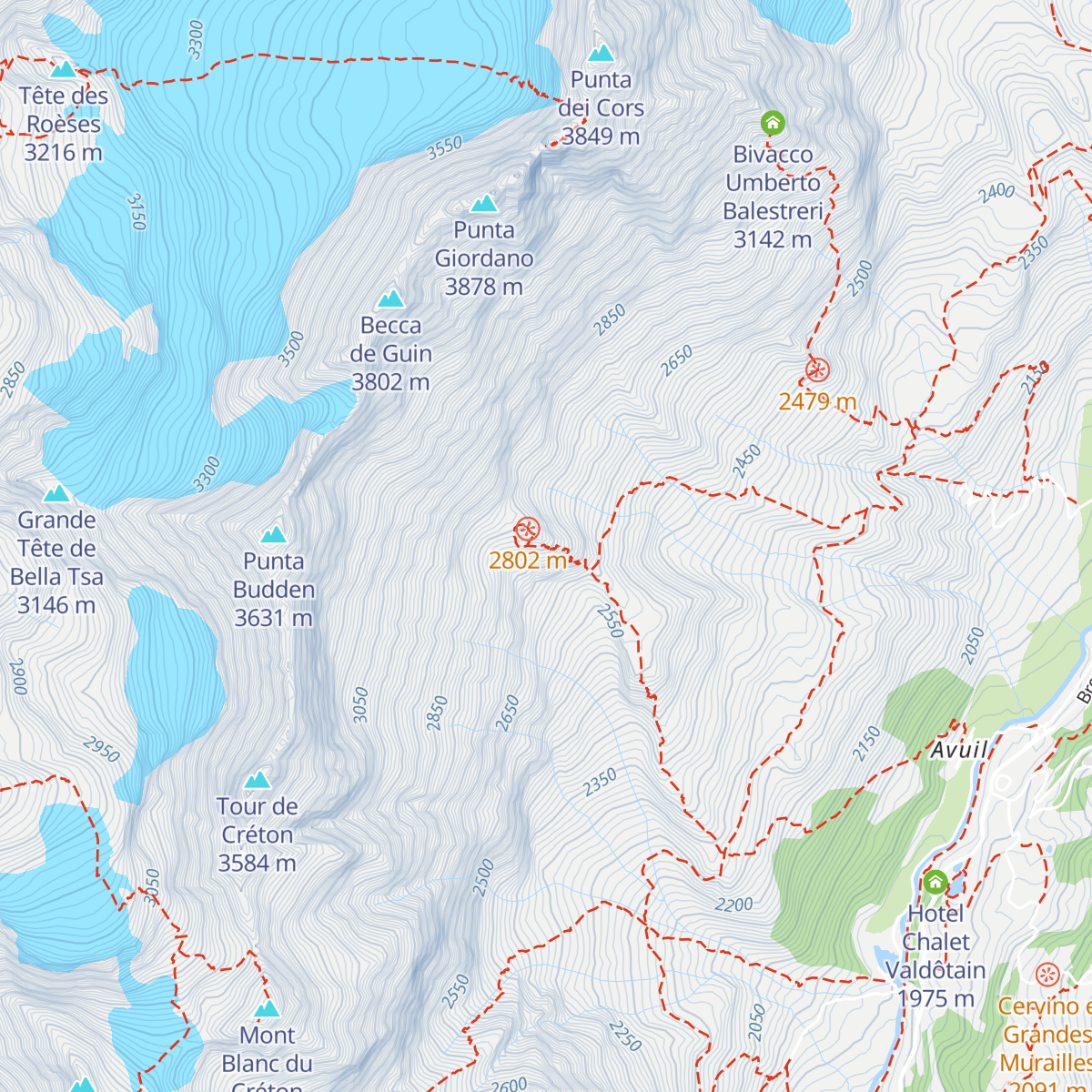 Rifugio Giovanni Bobba map
