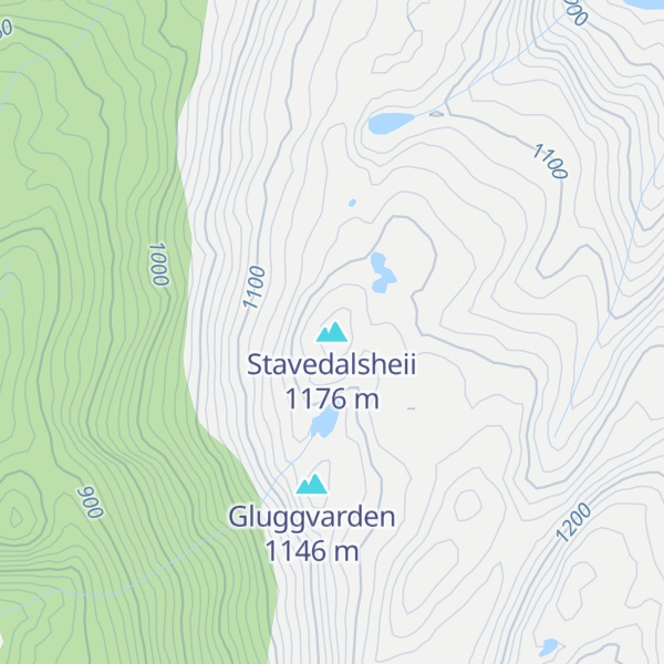 Map of Stavedalsheii