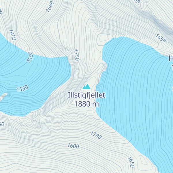 Map of Illstigfjellet