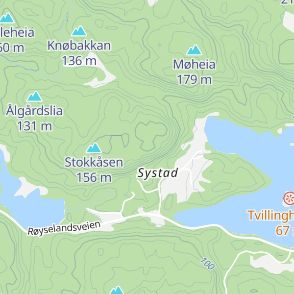 Map of Snøknibben