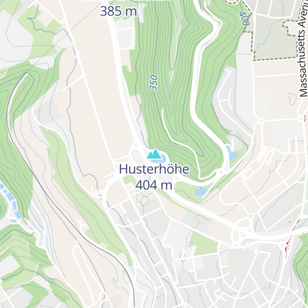 Map of Husterhöhe