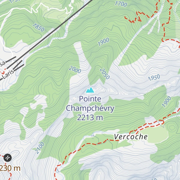 Map of Pointe Champchévry