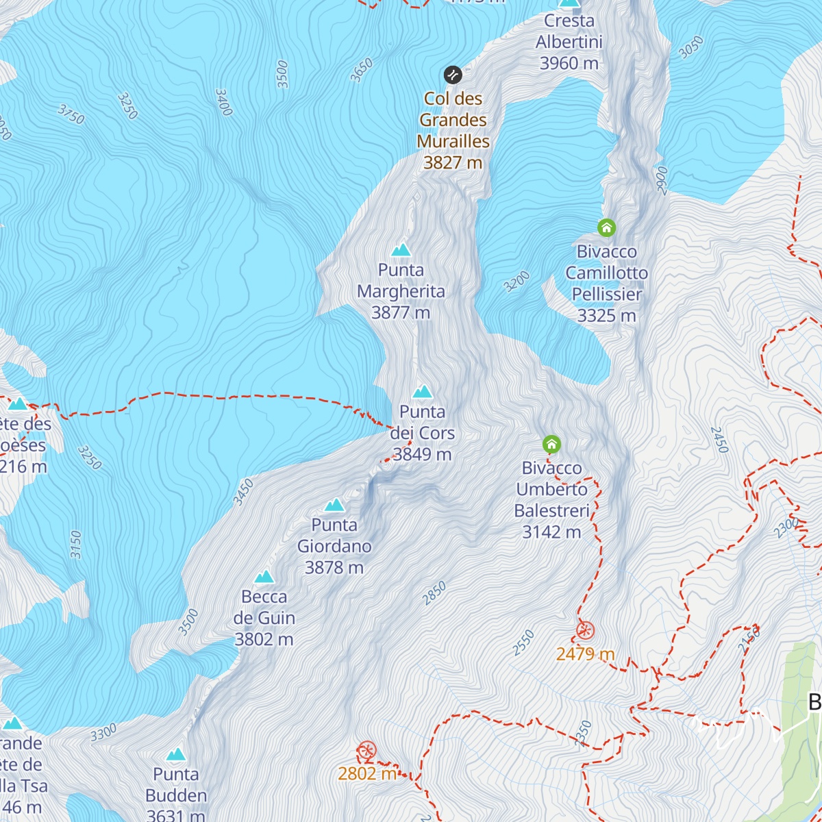 Bivacco Ratti map