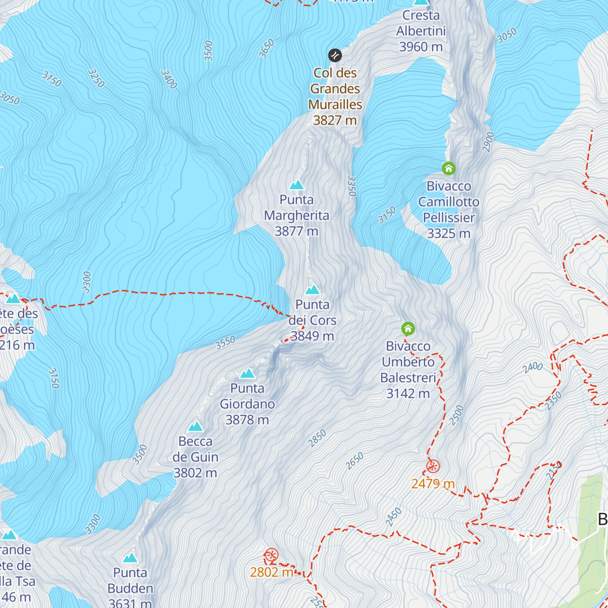 Bivacco Ratti map