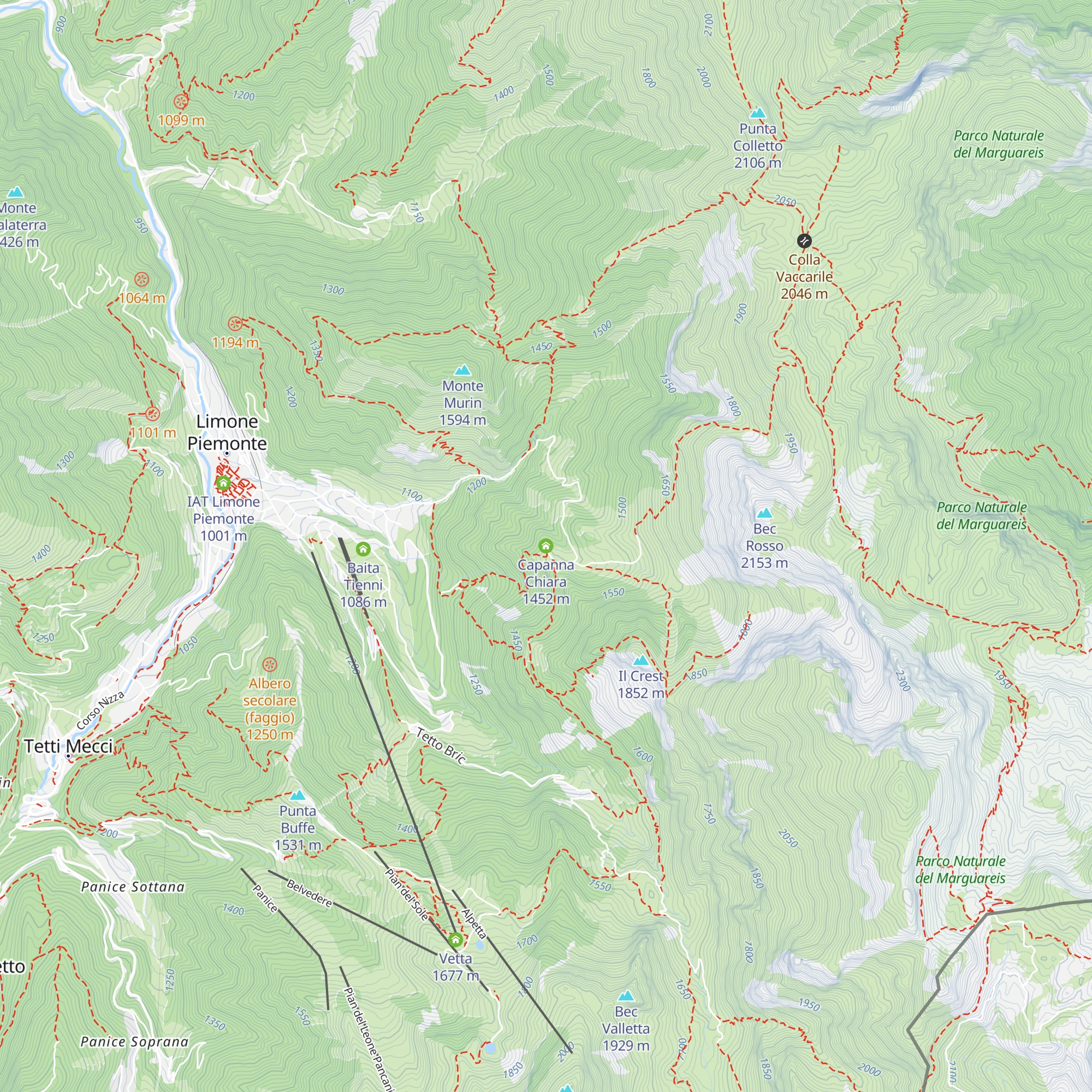 Capanna Chiara map