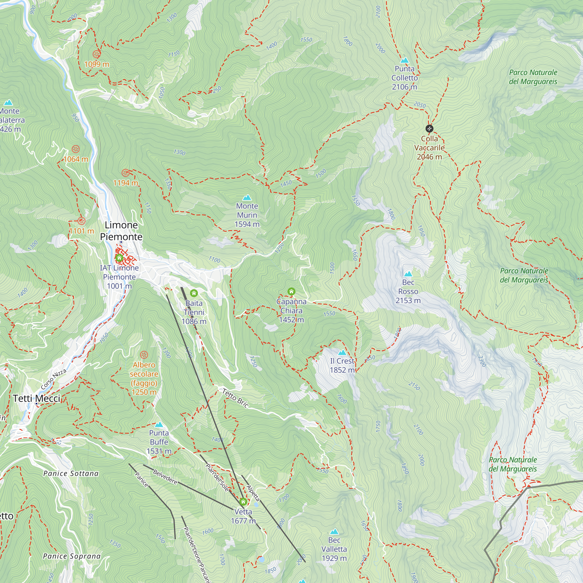 Capanna Chiara map