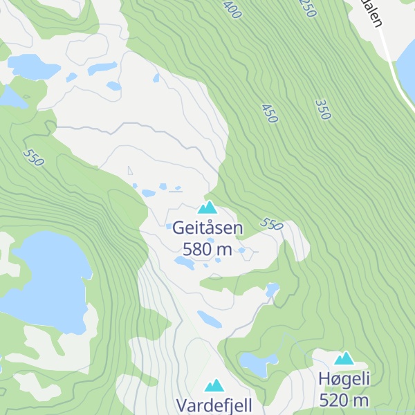 Map of Geitåsen