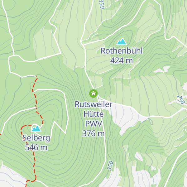 Map of Rutsweiler Hütte PWV