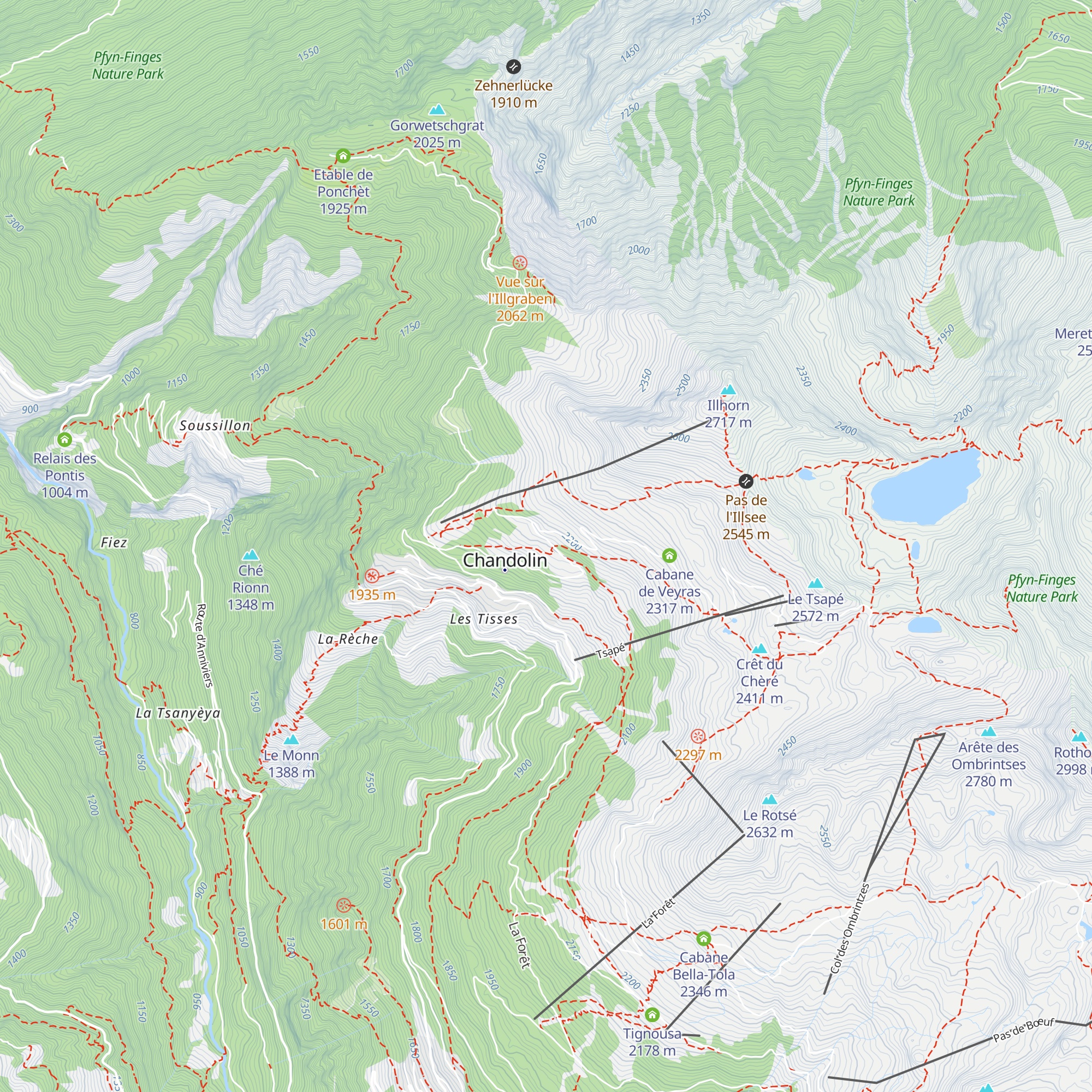 Etable de Plan Lozier map
