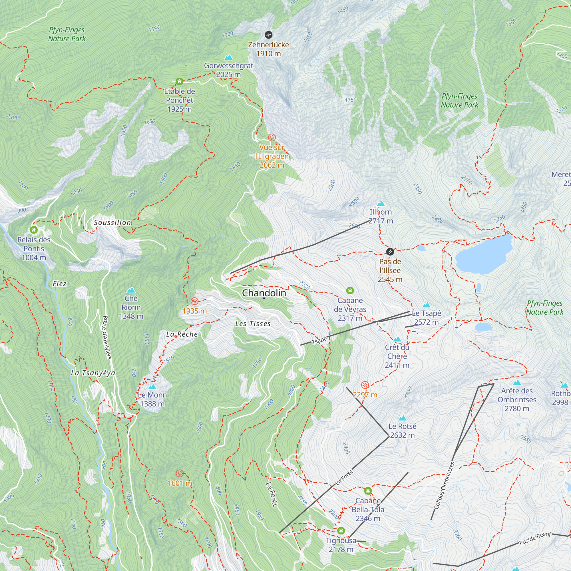 Etable de Plan Lozier map