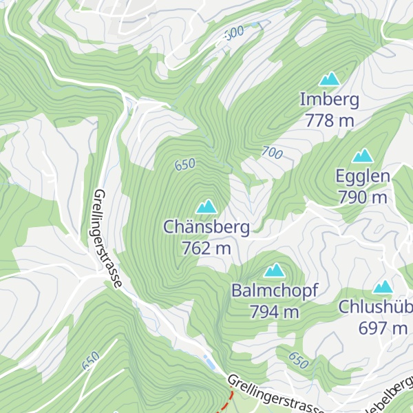 Map of Chänsberg