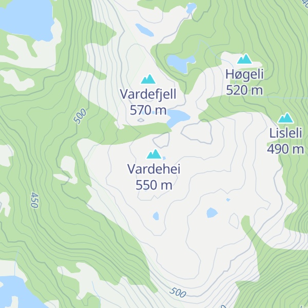 Map of Vardehei